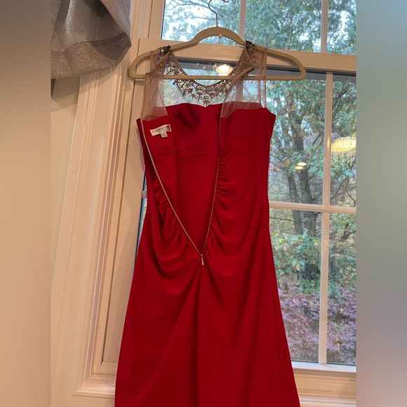 Joanna Chen New York mid length gown with embellished collar - Picture 13 of 14